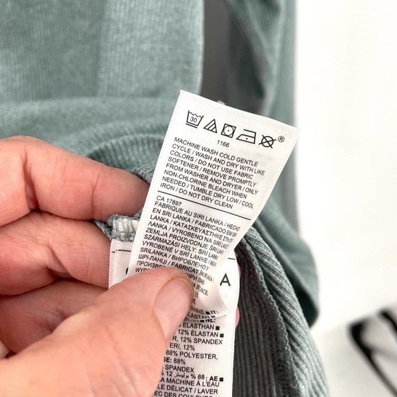 Athleta Green Long Sleeve Top - Picture 9 of 11